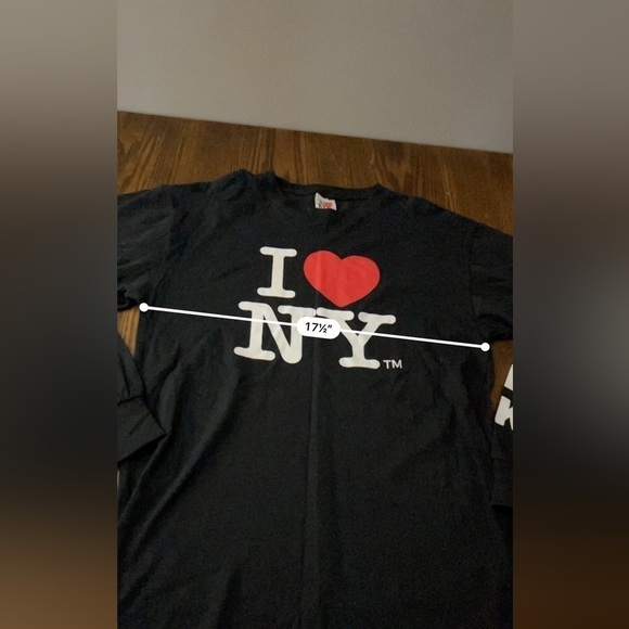 NWT I Love NY long sleeve T-Shirt Black Men’s size medium - Picture 8 of 11